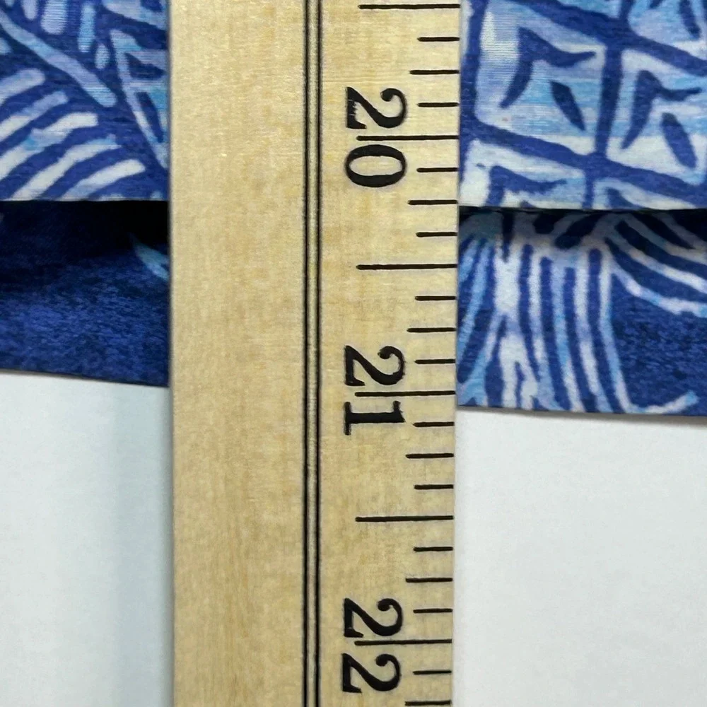 Tommy Bahama Swim Trunks Men XL Blue Pineapple Palm Print Cargo Island Life baja